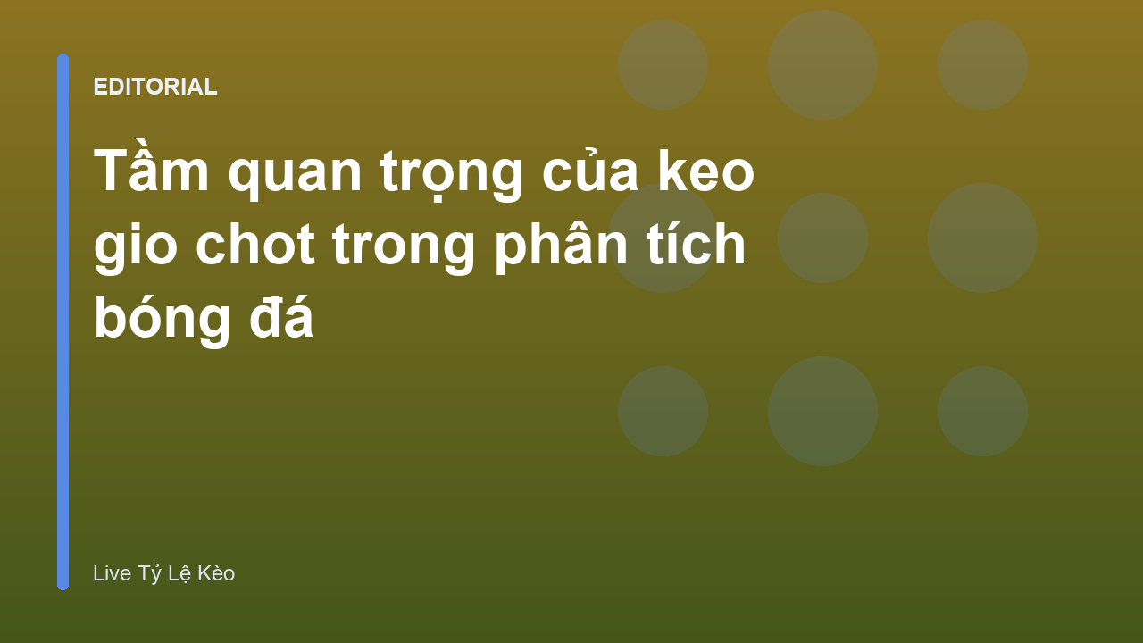 Biểu đồ minh họa biến động keo gio chot